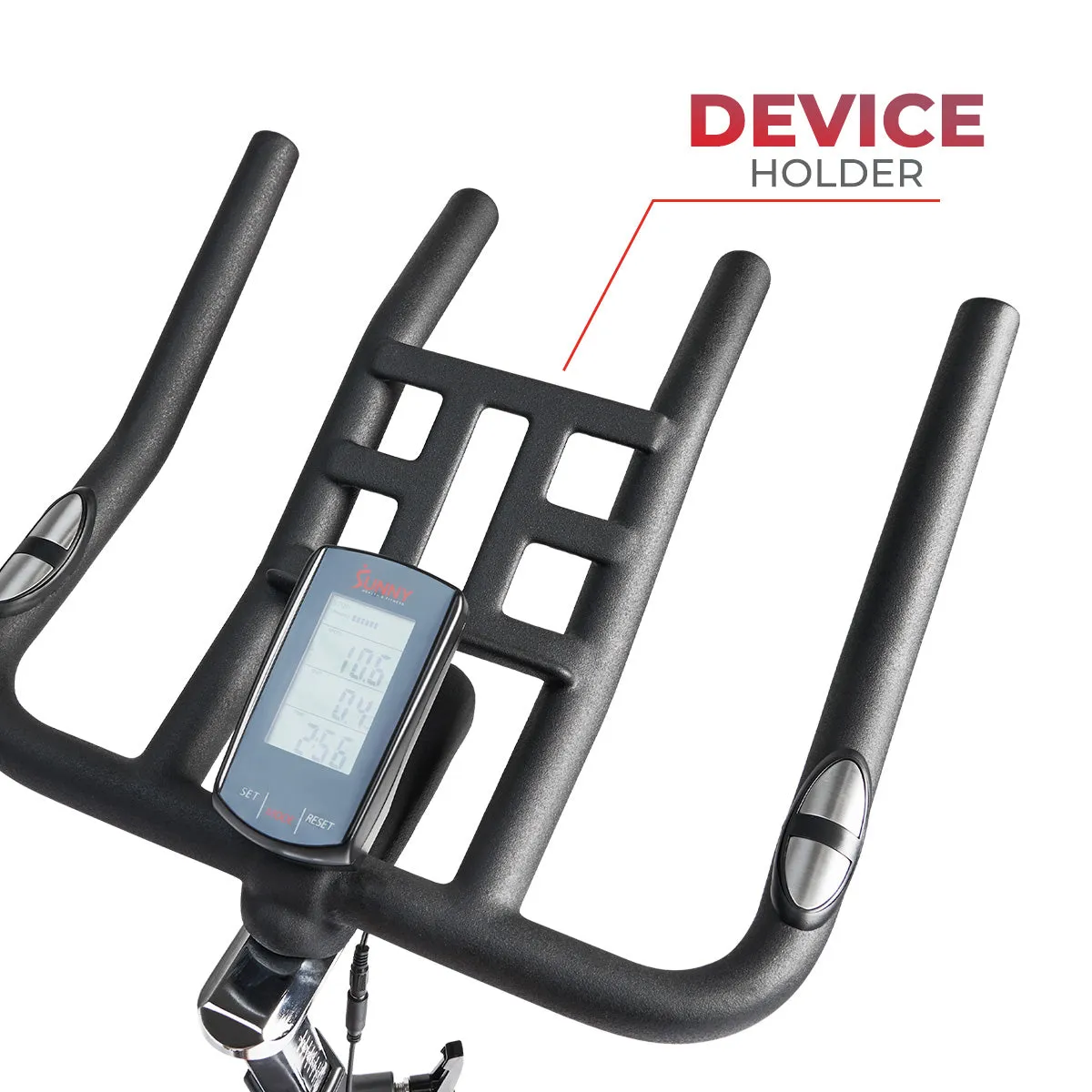 Premium Smart Magnetic Belt Drive Indoor Cycling Exercise Bike with 44LB Flywheel